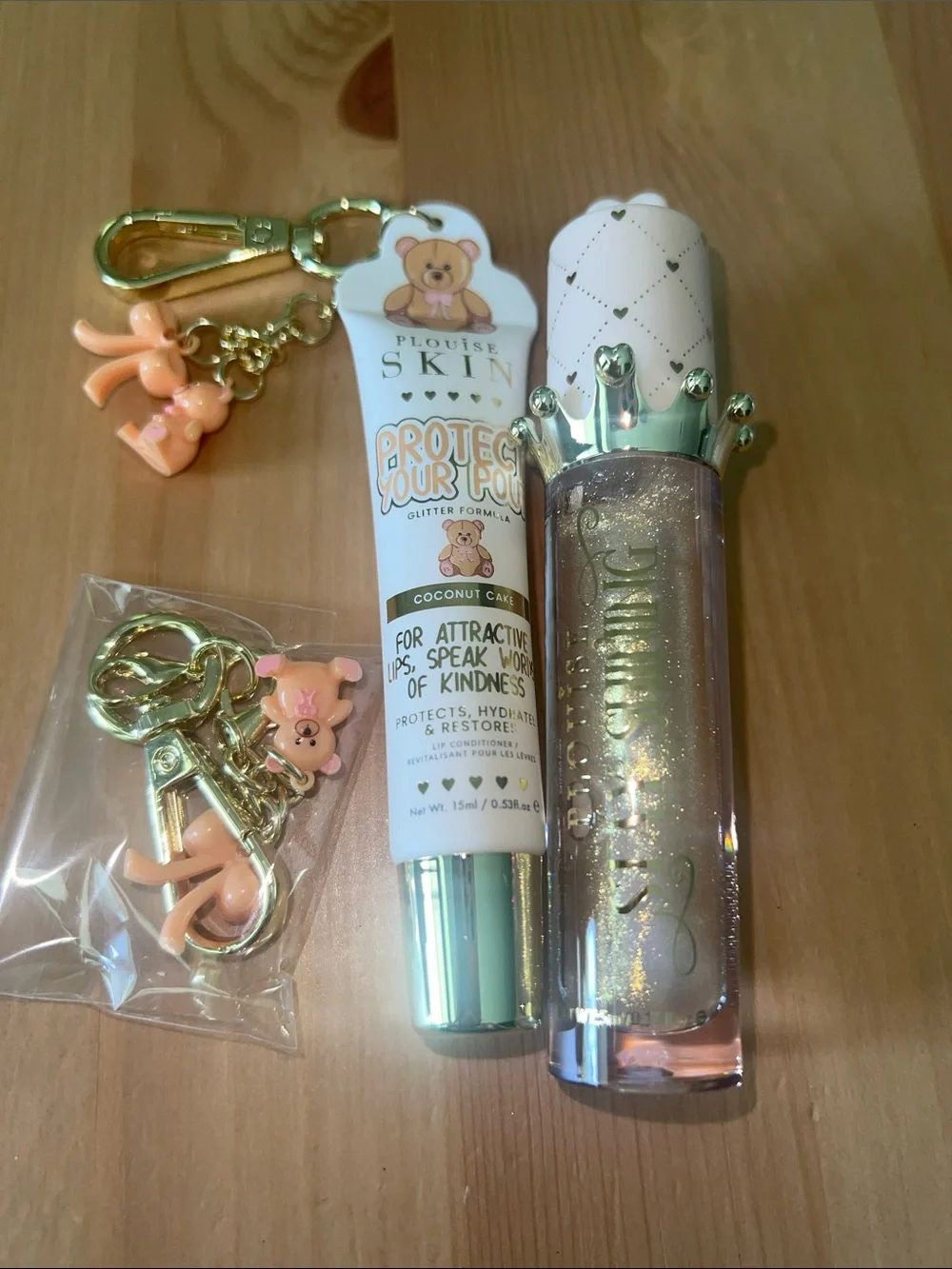 PLouise Protect Your Pout Lip Conditioner and Lip Oil in Coconut Cake